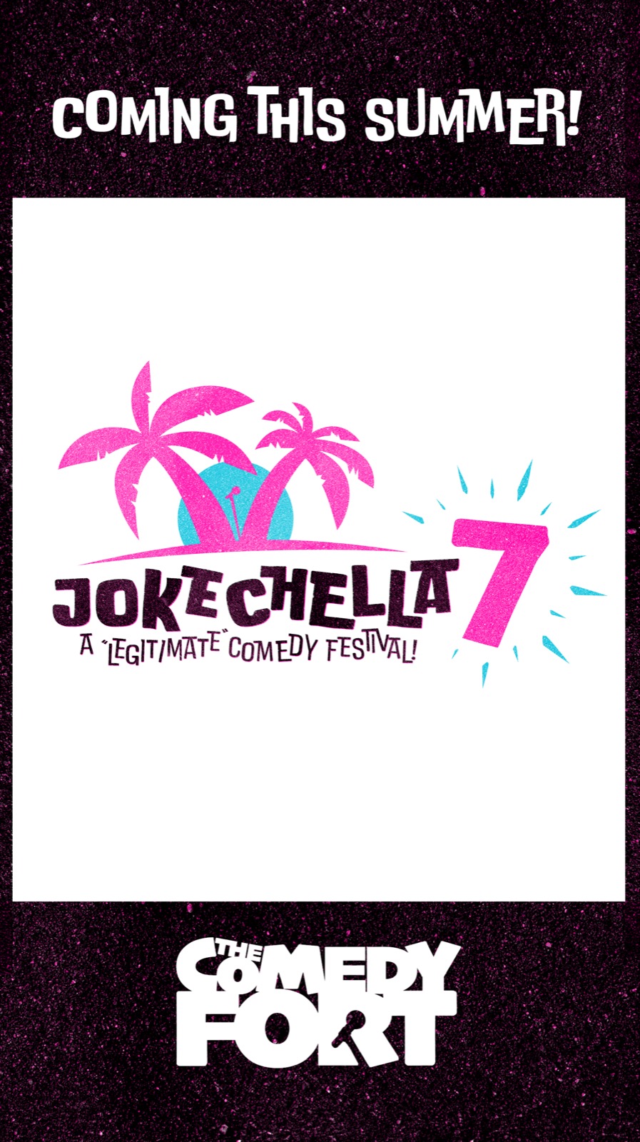 Vertical Jokechella 7 Instagram story highlight graphic